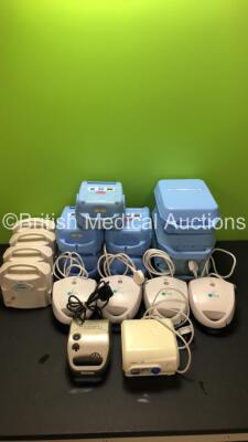 Job Lot of Nebulizers Including 8 x Medix,4 x AirMed 1000,4 x DeVilbiss Compact Compressors,1 x Respironics Inspiration Elite and Omron AIR