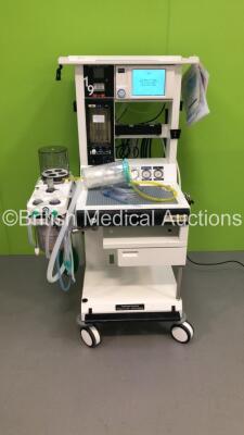 Spacelabs Healthcare Focus Frontline Anaesthesia Machine with 900 Series Ventilator Model 990f Front Panel Software V700900 10.07 / Control Board Software V700900 9.62,Absorber,Bellows,Oxygen Mixer and Hoses (Powers Up) * SN VENT-011801 *