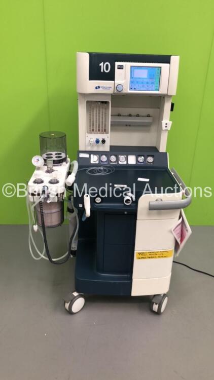 Spacelabs Healthcare Blease Focus Anaesthesia Machine with 900 Series Ventilator Model 990F Front Panel Software V700900 10.07 / Control Board Software V700900 9.62 Absorber,Bellows,Hoses and Oxygen Mixer (Powers Up) * SN FOCU-102647 * * Mfd 2014 *