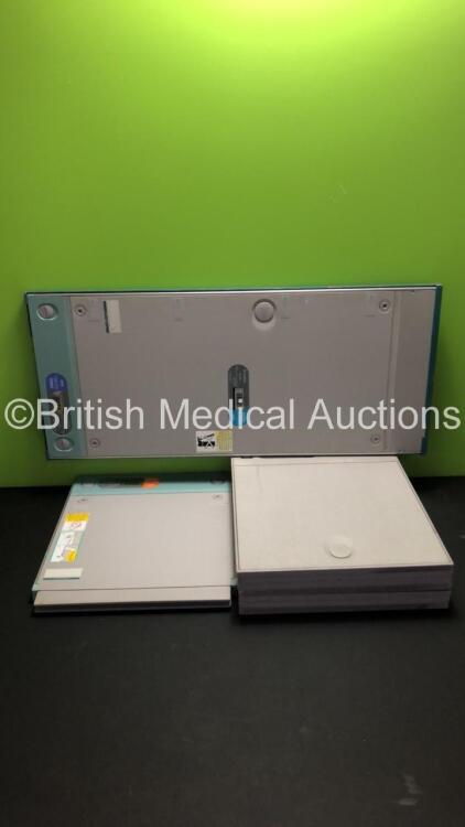 Job Lot of 10 x X-Ray Cassettes Including 2 x 34.4 x 124.5 and 7 x 35.4 x 43.0