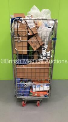 Mixed Cage Including Vacutest Plast Kits,Smiths Medical Tracheal Tubes,Intersurgical Oxygen Concentrator Masks and Covidien Nellcor SpO2 Finger Sensors (Cage Not Included)