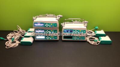 5 x B.Braun Infusomat Space Infusion Pumps with 5 x AC Power Supplies (All Power Up) *180517 - 180558 - 180521 - 312698 - 180554*