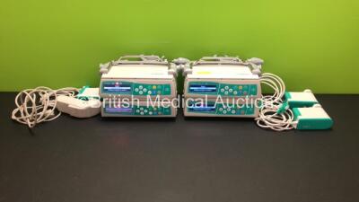 4 x B.Braun Infusomat Space Infusion Pumps with 4 x AC Power Supplies (All Power Up) *180222 - 180118 - 180393 - 180564*