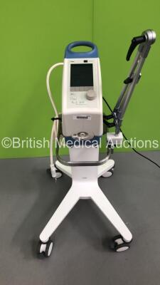 Drager Carina Ventilator Ref 5704110-11 Software Version 03.21 Boot Software Version D1.8 Operating Hours 910 Standby Hours 4600 with Hoses on Stand (Powers Up) * SN ASFA-0050 * * Mfd 2014 *