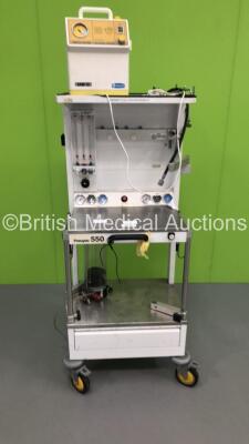 Pneupac 550 Induction Anaesthesia Machine with SAM 12 Suction Unit,Bellows and Accessories