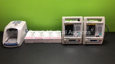 Mixed Lot Including 1 x Fisher Paykel Airvo Humidifier (Powers Up with Error 38) 2 x Baxter Colleague CXE Infusion Pumps and 4 x Juniper JPD-FR202 Infrared Thermometers