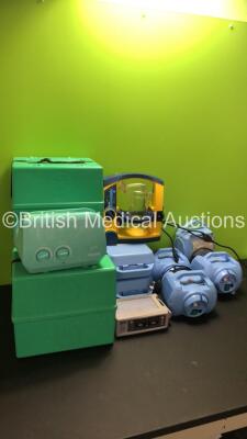 Mixed Lot Including 4 x Ameda Elite Breast Pumps,6 x Medix Nebulizers,1 x Nellcor N-560 Pulse Oximeter and 1 x LSU Suction Unit with Cup (Powers Up)