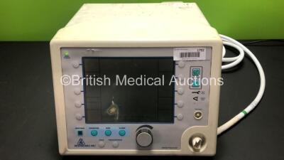 Respironics Model 582080 BiPAP Vision Ventilatory Support System with 1 x Oxygen Hose (Powers Up with Damaged Screen and Tubing-See Photos) *13603*