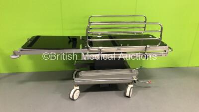 Portsmouth Surgical Equipment QA2 Hydraulic Patient Trolley (Hydraulics Tested Working)