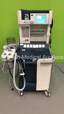 Spacelabs Healthcare Blease Focus Anaesthesia Machine with 900 Series Ventilator Model 990F Front Panel Software V700900 10.07 / Control Board Software V700900 9.62,Absorber,Bellows,Hoses and Oxygen Mixer (Powers Up) * SN FOCU-102646 * * Mfd 2014 *