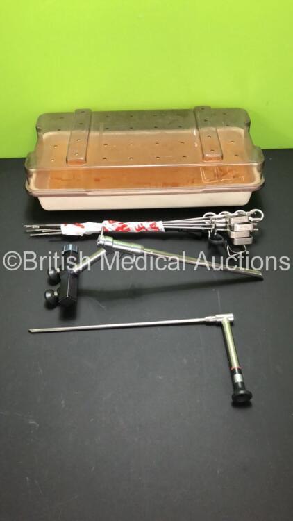 Mixed Lot of Surgical Instruments Including 1 x Richard Wolf 50 Degree Arthroscope,Keymed Surgical Instruments and Richard Wolf 40 Degree Telescope with Case