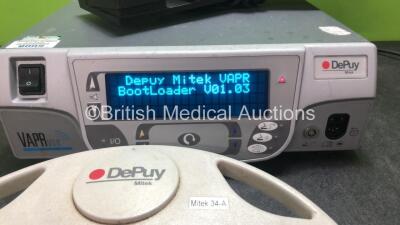 DePuy VAPR Vue Radio Frequency System Software Version V 01.03 with 2 x Foot Switches (Powers Up) *SN 1320418* - 2