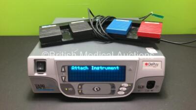 DePuy VAPR Vue Radio Frequency System Software Version V 01.03 with Foot Switch *Mfd 2013* (Powers Up) *SN 1320218*