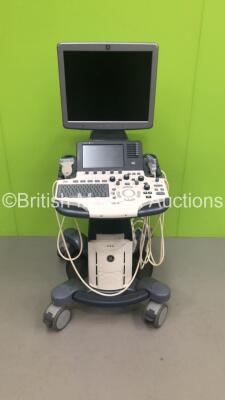 GE Logiq S8 Flat Screen Ultrasound Scanner Ref 5418099 *S/N 169500SU6* **Mfd 12/2011** with 3 x Transducers / Probes (ML6-15-D Ref 5199103 *Mfd 04/2011* / 9L-D Ref 5194432 *Mfd 11/2011** and C1-5-D Ref 5261135 *Mfd 02/2016* (Replacement Formatted HDD Fitt