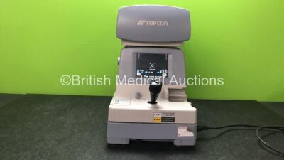 TopCon KR 8000 Auto Kerato Refractor Software Version 1.24 (Powers Up with Missing Printer Cover-See Photo) *SN 4114100*