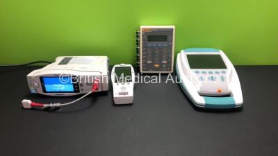 Mixed Lot Including 2 x Masimo Radical 7 Rainbow Oximeters with 1 x Docking Station (Both Power Up with 1 x Damaged Screen) 1 x Fluke MPS450 Multiparameter Simulator (Missing Battery Lid) and 1 x Verathon BladderScan BVI 9400 *Q03738 - Q03743 - B4019673*