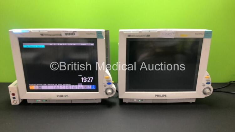 1 x Philips IntelliVue MP70 Neonatal M8007A Patient Monitor *Mfd 2012* with Philips M3001A Module with Press, Temp, NBP, SPO2 and Resp/ECG Options *Mfd 2007* (Powers Up - Damage to Corner of Screen - See Pictures) *S/N DE717M4921 / DE843B6458* with 1 x Ph