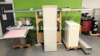 Philips Diagnost Bucky X-Ray Room Model No 9848 500 29301 with Bars and Accessories *Mfd 2001* ***FM-21-1088***