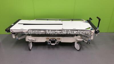 5 x Huntleigh Lifeguard Hydraulic Patient Trolleys * 1 x In Photo - 5 x Included * (Hydraulics Tested Working) * Stock Photo Used *