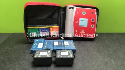 Mixed Lot Including 1 x Laerdal AED Trainer 2, 4 x Philips Ref M5070A Batteries and 1 x Philips FR3 Batteries *All Untested*