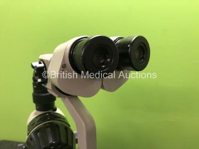 TopCon SL-2E Slit Lamp with 2 x Eyepieces (Untested Due to Missing Power Supply) *SN 626119* - 4