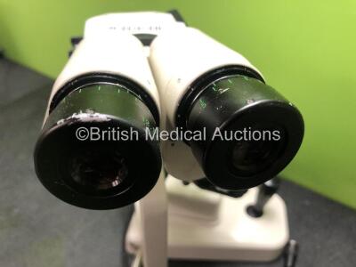 TopCon SL-2E Slit Lamp with 2 x Eyepieces (Untested Due to Missing Power Supply) *SN 628916* - 4