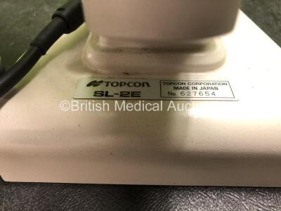 TopCon SL-2E Slit Lamp with 2 x Eyepieces (Untested Due to Missing Power Supply) *SN 627654* - 3