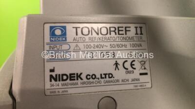 Nidek Tonoref II Auto Ref / Kerato / Tonometer *Mfd 2008* (Powers Up) *731058* - 7