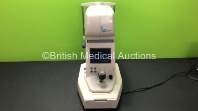 Nidek NT-4000 Auto Non Contact Tonometer *S/N 42318* **Mfd 2007** (Powers Up with Damage to Controller - See Photos))