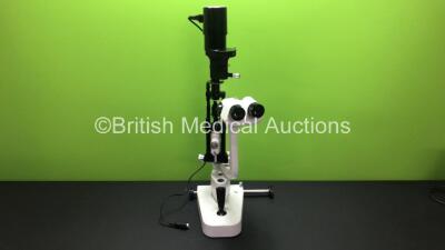 Grafton Optical Slit Lamp with 2 x 12.5x Eyepieces (Unable to Test Due to No Power Supply) *221010570807*