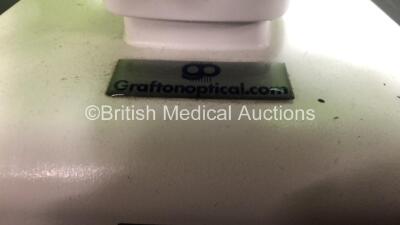 Grafton Optical Slit Lamp with 2 x 12.5x Eyepieces (Unable to Test Due to No Power Supply) *221003290710* - 6