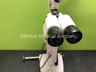 CSO SL980-5X Slit Lamp with 1 x CSO Mod Z800 Tonometer Attachment (Unable to Test Due to No Power Supply) *SN 11020176, 12070537* - 2