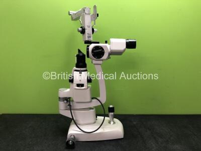 CSO SL980-5X Slit Lamp with 1 x CSO Mod Z800 Tonometer Attachment (Unable to Test Due to No Power Supply) *SN 11020176, 12070537* - 5