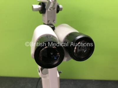 CSO SL980-5X Slit Lamp with 1 x CSO Mod Z800 Tonometer Attachment (Unable to Test Due to No Power Supply) *SN 11020176, 12070537* - 7