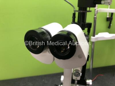 Grafton Optical Slit Lamp with 2 x 12.5X Eyepieces and 1 x Chin Rest (Unable to Test Due to No Power Supply) - 5