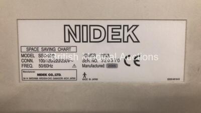 Nidek SSC-330 Space Saving Chart *Mfd 2005* (Powers Up) *320370* - 5