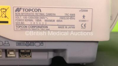 TopCon TRC-NW8 Non Mydriatic Retinal Camera *Mfd 2009* **S/N 085622** **FOR EXPORT OUT OF THE UK ONLY** - 8