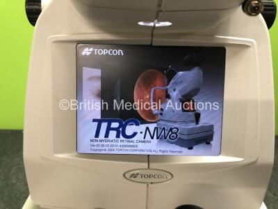 TopCon TRC NW8 Non Mydriatic Retinal Camera **Mfd 2008* **SN 085227** **FOR EXPORT OUT OF THE UK ONLY** - 2