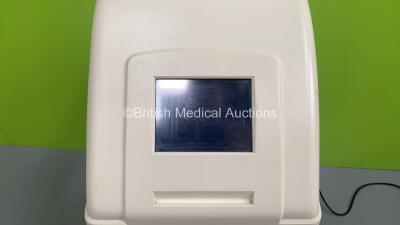 TMI Henson 6000 Compact Field Analyzer with Patient Response Button on Electric Table (Powers Up with Blank Screen, Table Tested Working, Damage to Both Unit and Table - See Photos) - 2