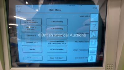 Zeiss Humphrey Field Analyzer Model 750i *Version - 4.2.2* with Printer on Electric Table (Powers Up with "System Start Up State 7" Message, Table Tested Working) *750i-12962* **IR176** - 4