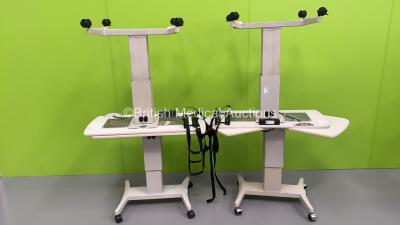 4 x Topcon ATE-600 Electric Ophthalmic Tables *20110027309299 / 20090027308198 / 20100027308752 / 30006024* **FOR EXPORT OUT OF THE UK ONLY**