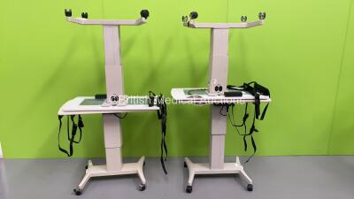4 x Topcon ATE-600 Electric Ophthalmic Tables *20120027310635 / 20060007604850 / 50001235 / 20100027309296* **FOR EXPORT OUT OF THE UK ONLY**