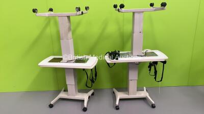 4 x Topcon ATE-600 Electric Ophthalmic Tables *20120027310212 / 20070007606377 / 30005534 / 20100027309116* **FOR EXPORT OUT OF THE UK ONLY**