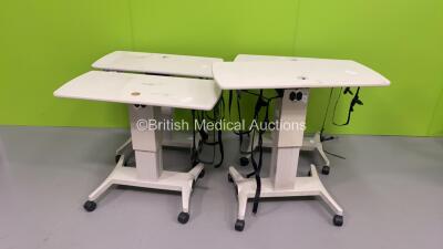 4 x Topcon ATE-600 Electric Ophthalmic Tables (1 x Damaged - See Photo) **FOR EXPORT OUT OF THE UK ONLY**
