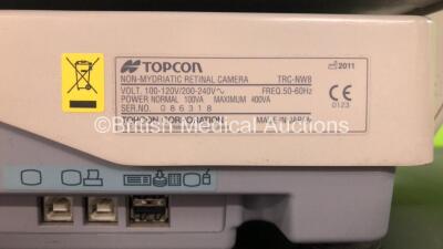 TopCon TRC-NW8 Non Mydriatic Retinal Camera (Powers Up) *Mfd 2011* **S/N 086318** **FOR EXPORT OUT OF THE UK ONLY** - 6