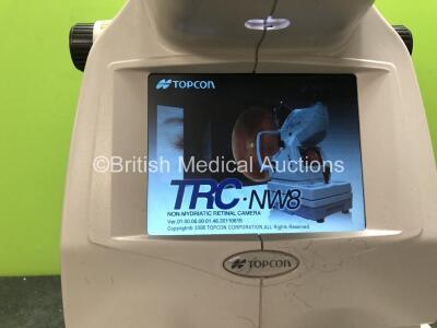 TopCon TRC-NW8 Non Mydriatic Retinal Camera (Powers Up) *Mfd 2012* **S/N 086579** **FOR EXPORT OUT OF THE UK ONLY** - 2