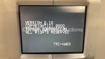 TopCon TRC NW6S Non Mydriatic Retinal Camera Software Version 2.10 *Mfd 2006* (Powers Up) *SN 2880365* *FOR EXPORT OUT OF THE UK ONLY* - 4