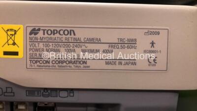 TopCon TRC NW8 Non Mydriatic Retinal Camera **Mfd 2009* **SN 085397 ** **FOR EXPORT OUT OF THE UK ONLY** - 6