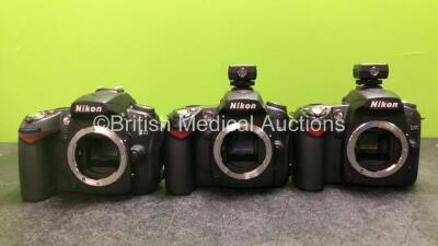 3 x Nikon D90 Digital Cameras *SN 7459920, 6619398, 6644887* **FOR EXPORT OUT OF THE UK ONLY**