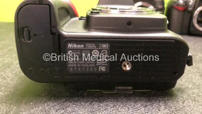 3 x Nikon D90 Digital Cameras *SN 6644593, 6737390, 6644900* **FOR EXPORT OUT OF THE UK ONLY** - 2